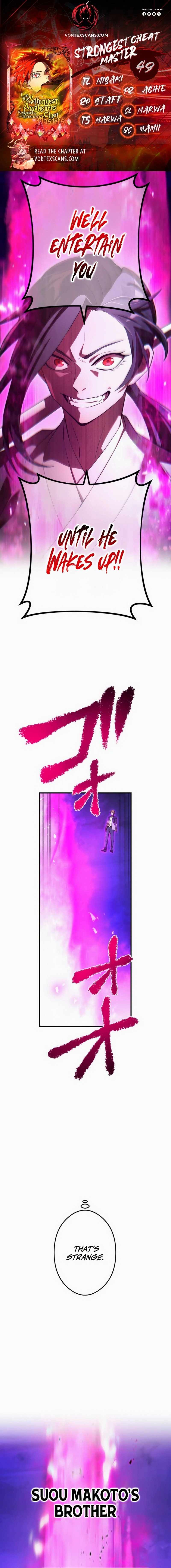 I am the strongest awakeners, recognized by all of the world‘s cheat masters Chapter 49 1